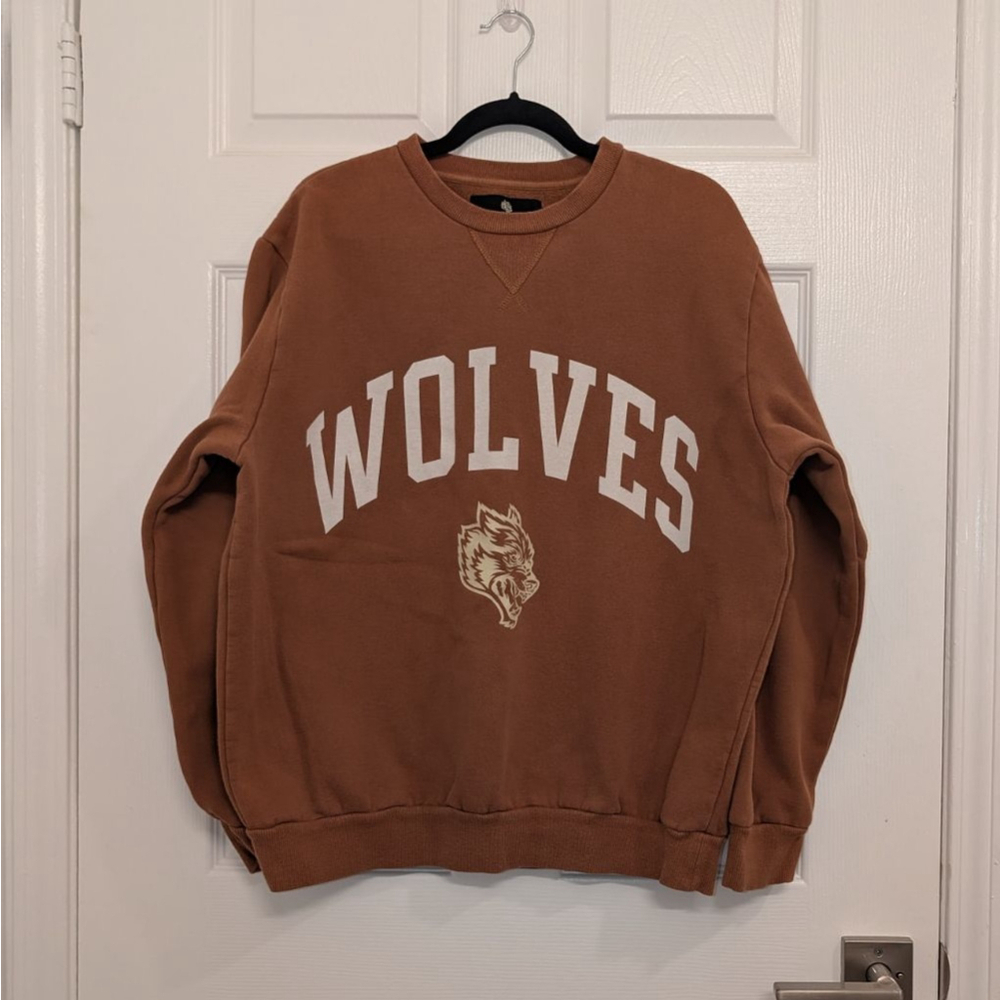 RARE Darc Sport Wolves Bushido Code Tan Crewneck Sweater XL 1000 of 1000!!!!